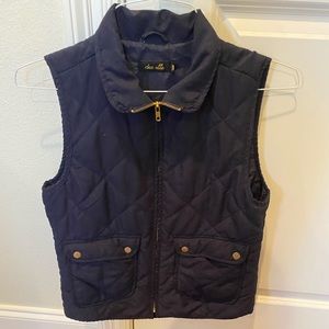 Quilted vest, Navy, Size S